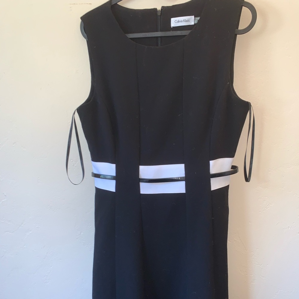 Striped Calvin Klein Dress